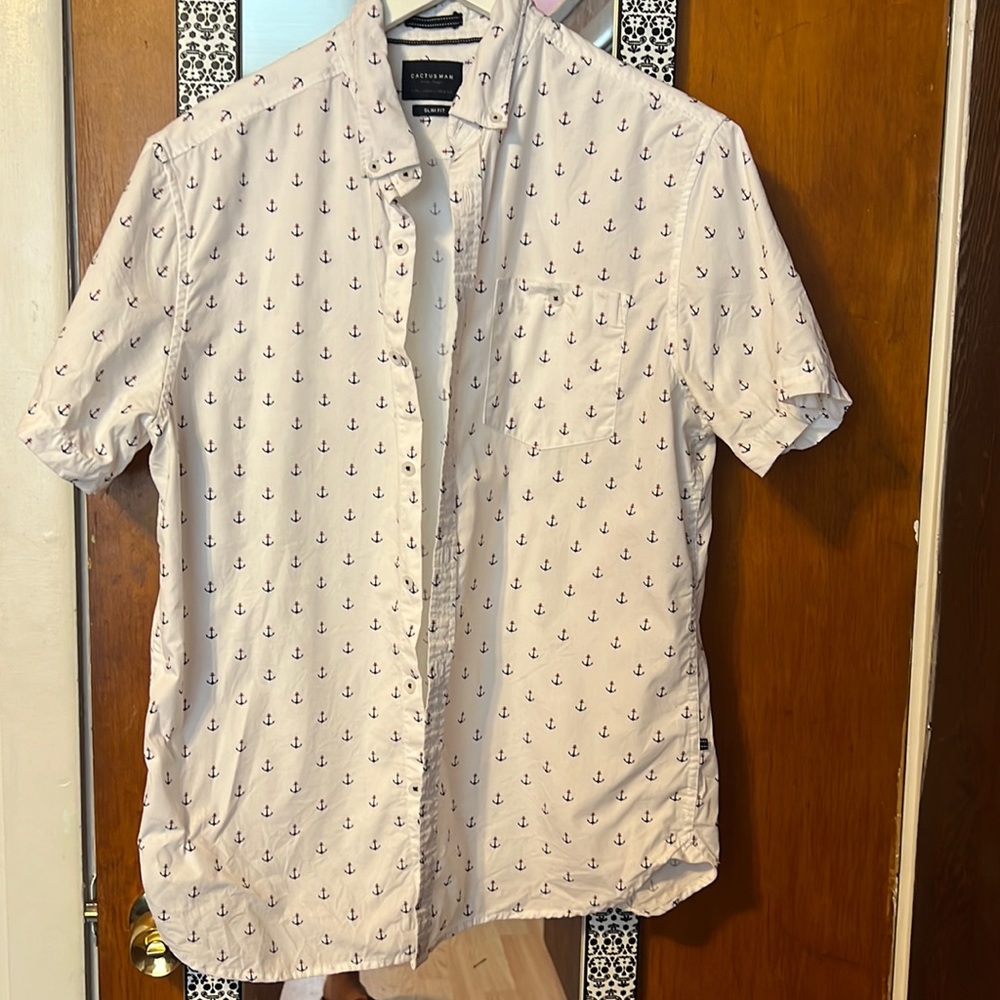 Men sailing anchor shirt